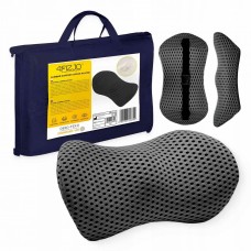 Ортопедична подушка 4FIZJO для спини 48 x 23 см Black (P-5907739318749)