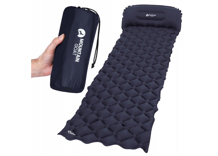 Килимок (каримат) надувний Mountain Goat 190 x 58 x 5 см Navy Blue (P-5905973400893)