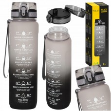 Пляшка для води спортивна 4FIZJO 1000 мл Grey/Black (P-5905973400756)