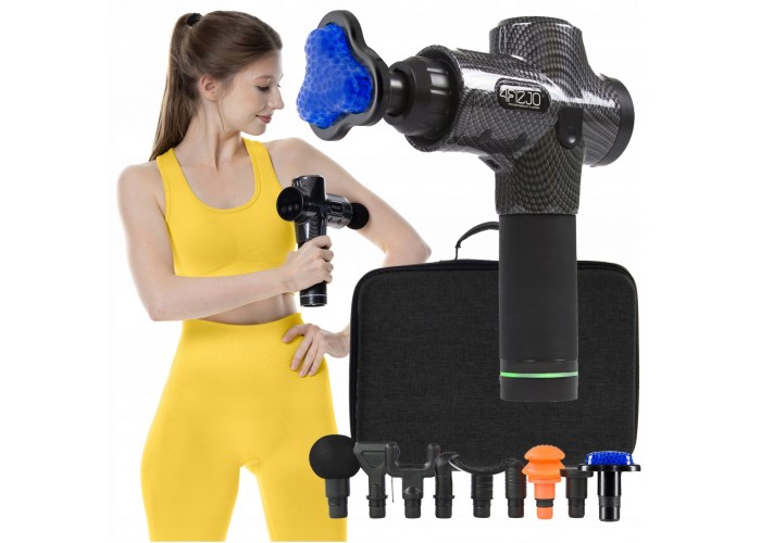 Ручний перкусійний масажер 4FIZJO Massage Gun Ultra Cool Edition 100 Вт масажний пістолет (P-5905973401470)