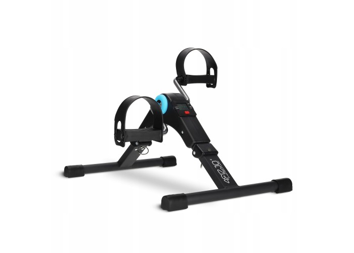 Міні велотренажер 4FIZJO Mini 2 в 1 для рук та ніг Black/Blue (P-5905973401685)