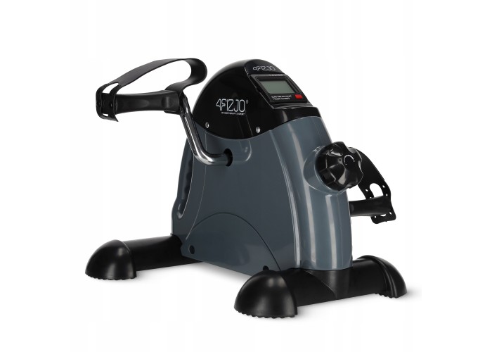 Міні велотренажер 4FIZJO Active 2 в 1 для рук та ніг Grey/Black (P-5905973401708)