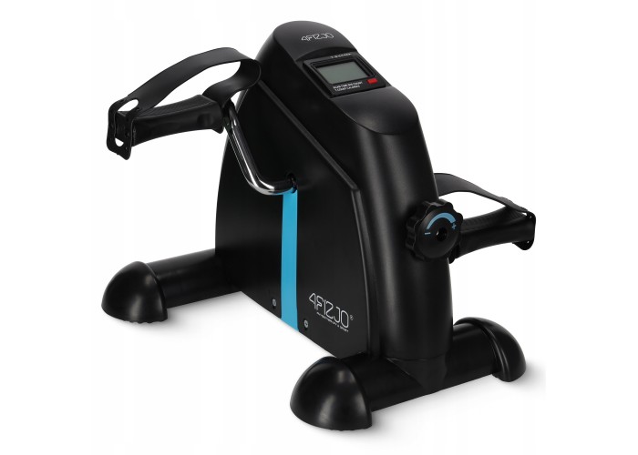 Міні велотренажер 4FIZJO Evo 2 в 1 для рук та ніг Black/Blue (P-5905973401692)