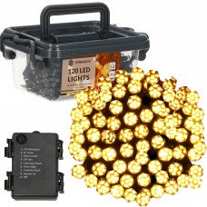 Гірлянда на батарейках Springos 9 м 120 LED CL0174 Warm White