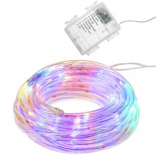Гірлянда дюралайт на батарейках Springos Rope Lights 5 м 50 LED CL0856 Mix