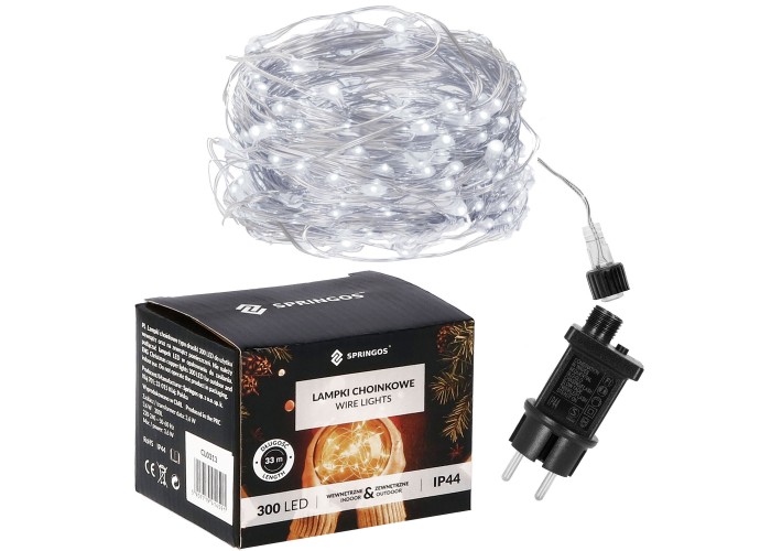 Гірлянда Springos 30 м 300 LED CL0309 Cold White