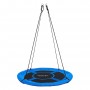 Гойдалка-гніздо кругла 4FIZJO L 100 см Black/Blue (P-5907739314529)