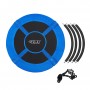 Гойдалка-гніздо кругла 4FIZJO L 100 см Black/Blue (P-5907739314529)