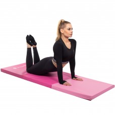 Мат гімнастичний складний Springos 180 x 60 x 5.5 cм FA0140 Pink