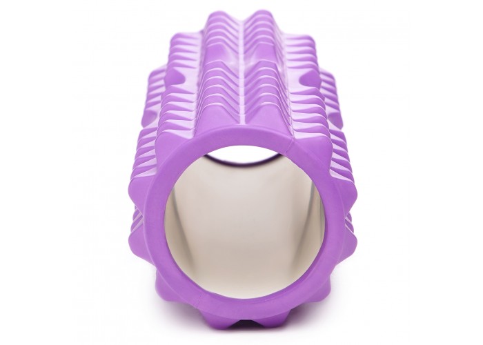 Масажний ролик Cornix EVA 33 x 14 см (валик, роллер) XR-0328 Violet