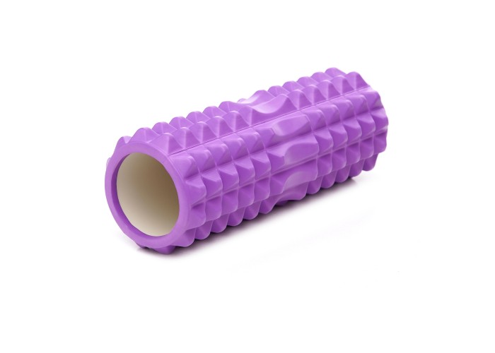 Масажний ролик Cornix EVA 33 x 14 см (валик, роллер) XR-0328 Violet