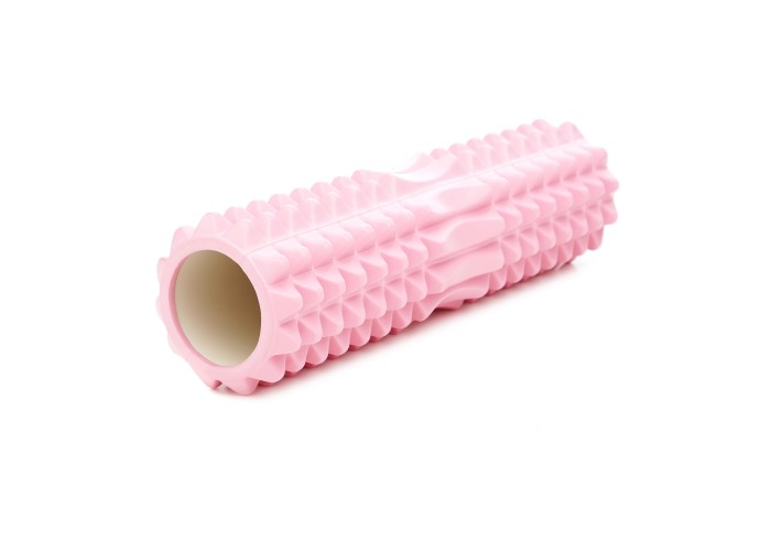 Масажний ролик Cornix EVA 45 x 14 см (валик, роллер) XR-0336 Light Pink