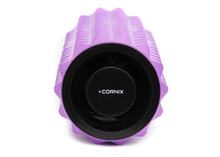 Масажний ролик Cornix EVA 33 x 14 см (валик, роллер) XR-0338 Violet