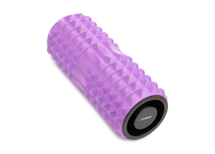 Масажний ролик Cornix EVA 33 x 14 см (валик, роллер) XR-0338 Violet