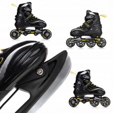 Роликові ковзани SportVida 4 в 1 SV-LG0069 Size 39-42 Black/Yellow