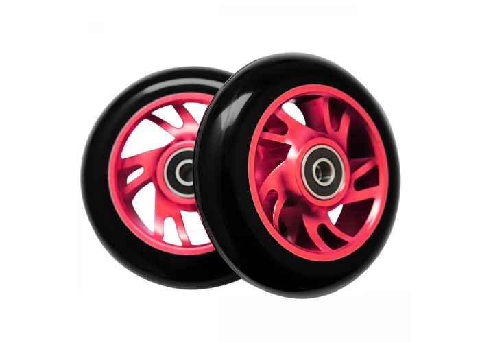 Колеса для трюкового самоката SportVida ALU ABEC 9 RS 100 мм PU SV-WO0009