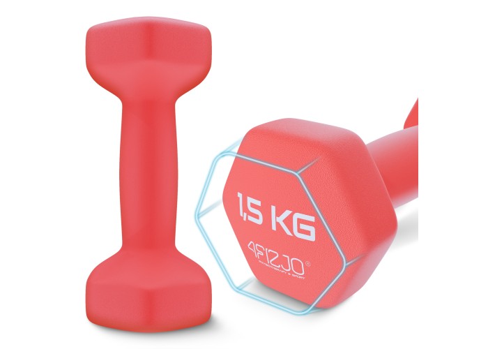 Гантелі вінілові 4FIZJO Classic 2 x 1.5 кг (P-5907739311962)