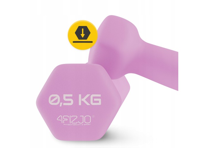 Гантелі вінілові 4FIZJO Classic 2 x 0.5 кг (P-5907739311948)