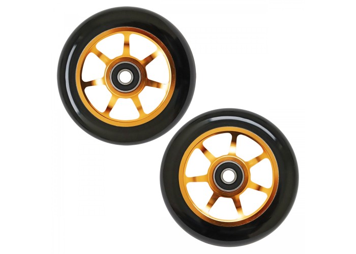 Колеса для трюкового самоката SportVida ALU ABEC 9 RS 100 мм PU SV-WO0011