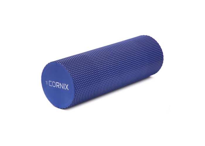 Масажний ролик Cornix EVA+ 45 x 15 см (валик, роллер) XR-0304 Navy Blue