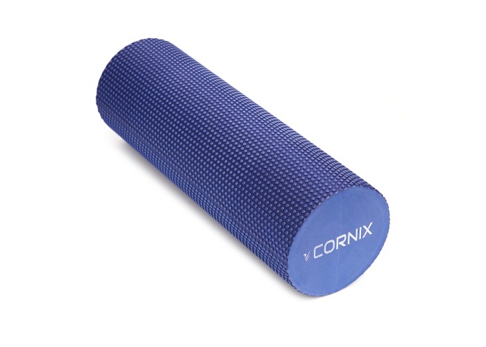 Масажний ролик Cornix EVA+ 45 x 15 см (валик, роллер) XR-0304 Navy Blue