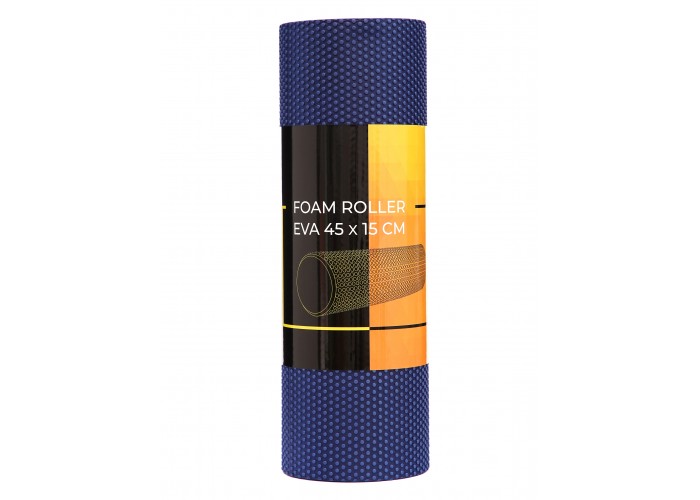 Масажний ролик Cornix EVA+ 45 x 15 см (валик, роллер) XR-0304 Navy Blue