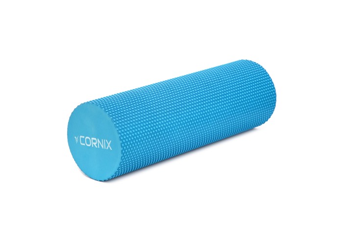 Масажний ролик Cornix EVA+ 45 x 15 см (валик, роллер) XR-0306 Blue
