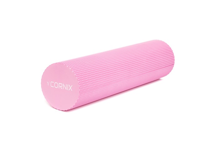 Масажний ролик Cornix EVA+ 60 x 15 см (валик, роллер) XR-0308 Pink