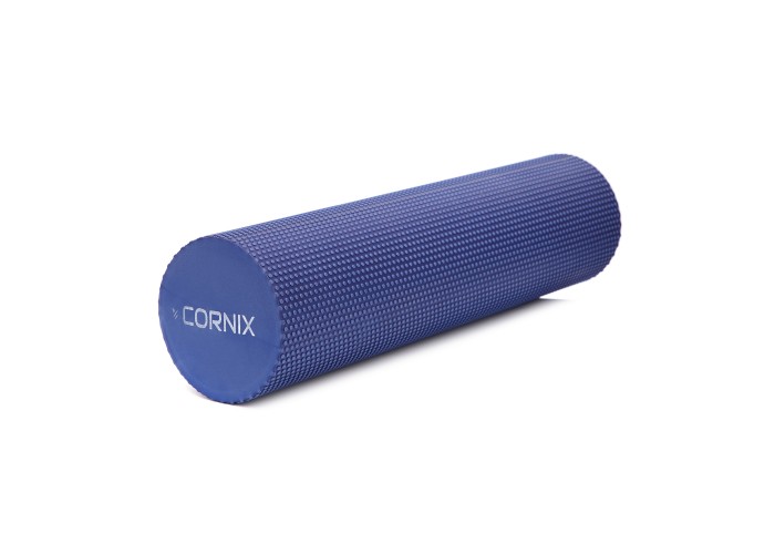 Масажний ролик Cornix EVA+ 60 x 15 см (валик, роллер) XR-0309 Navy Blue
