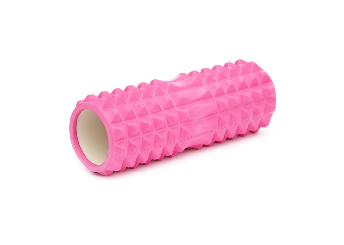 Масажний ролик Cornix EVA 33 x 14 см (валик, роллер) XR-0327 Pink