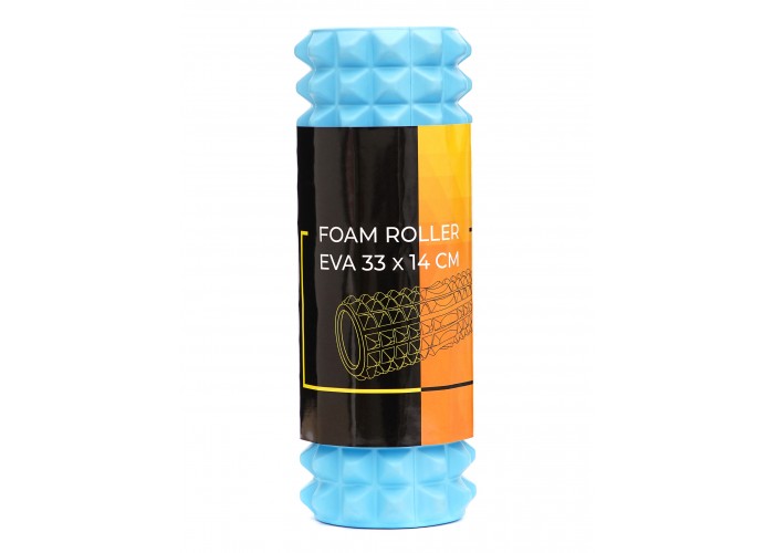 Масажний ролик Cornix EVA 33 x 14 см (валик, роллер) XR-0331 Sky Blue