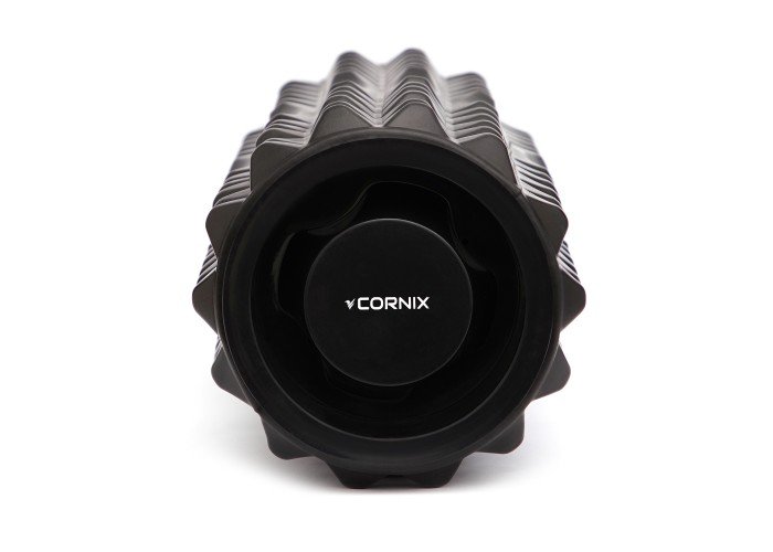 Масажний ролик Cornix EVA 33 x 14 см (валик, роллер) XR-0341 Black
