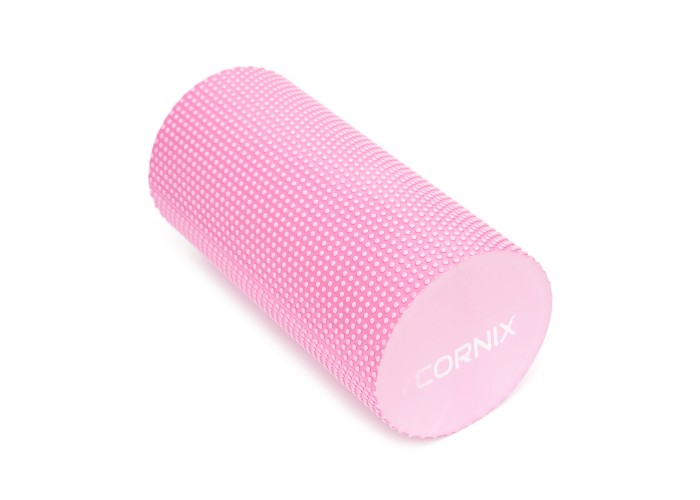 Масажний ролик Cornix EVA+ 30 x 15 см (валик, роллер) XR-0298 Pink