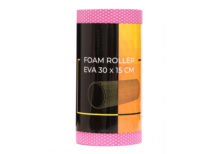 Масажний ролик Cornix EVA+ 30 x 15 см (валик, роллер) XR-0298 Pink