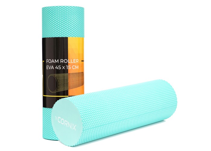 Масажний ролик Cornix EVA+ 45 x 15 см (валик, роллер) XR-0305 Mint