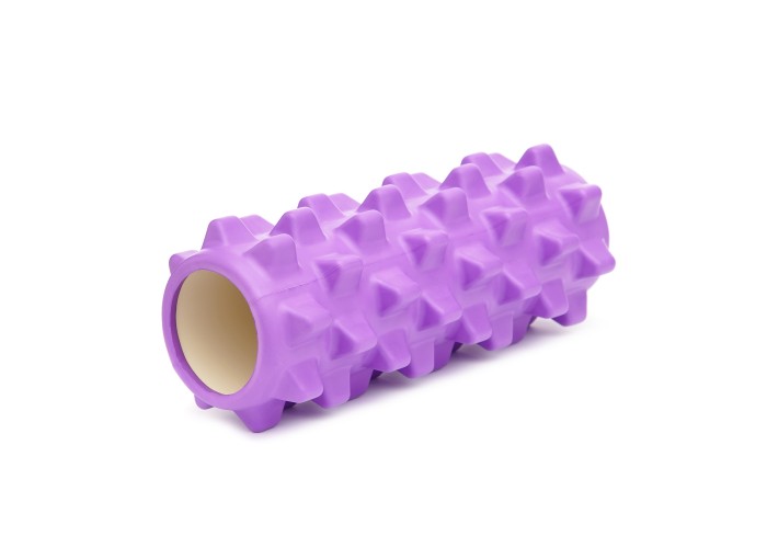 Масажний ролик Cornix EVA 33 x 14 см (валик, роллер) XR-0322 Violet
