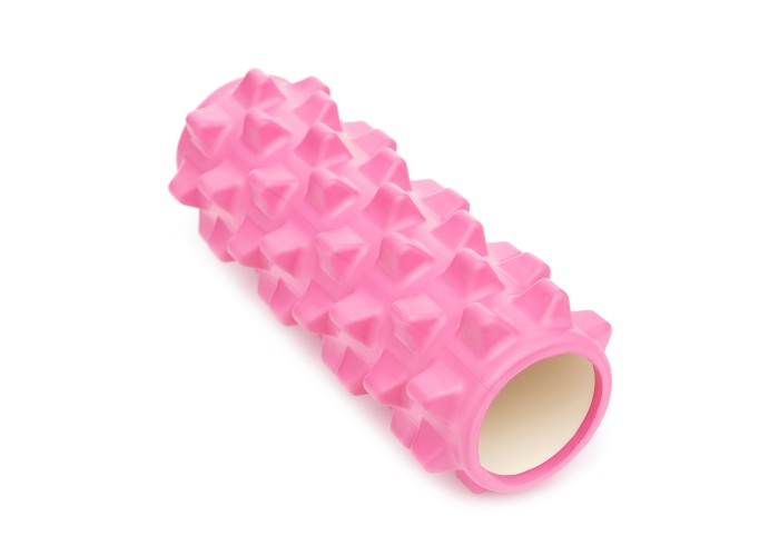 Масажний ролик Cornix EVA 33 x 14 см (валик, роллер) XR-0323 Pink