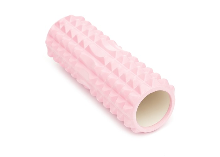 Масажний ролик Cornix EVA 33 x 14 см (валик, роллер) XR-0326 Light Pink