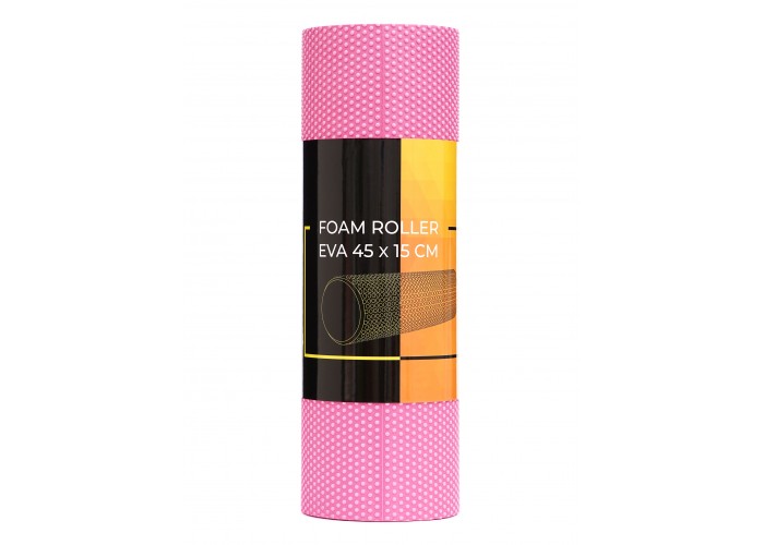 Масажний ролик Cornix EVA+ 45 x 15 см (валик, роллер) XR-0303 Pink