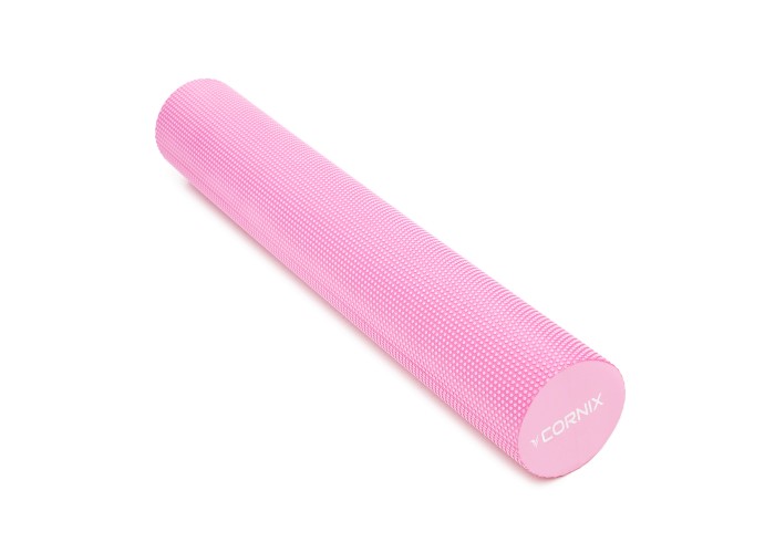 Масажний ролик Cornix EVA+ 90 x 15 см (валик, роллер) XR-0313 Pink