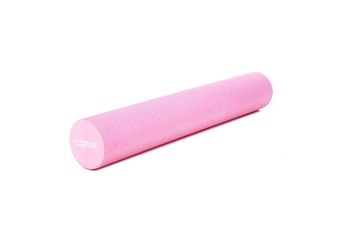 Масажний ролик Cornix EVA+ 90 x 15 см (валик, роллер) XR-0313 Pink
