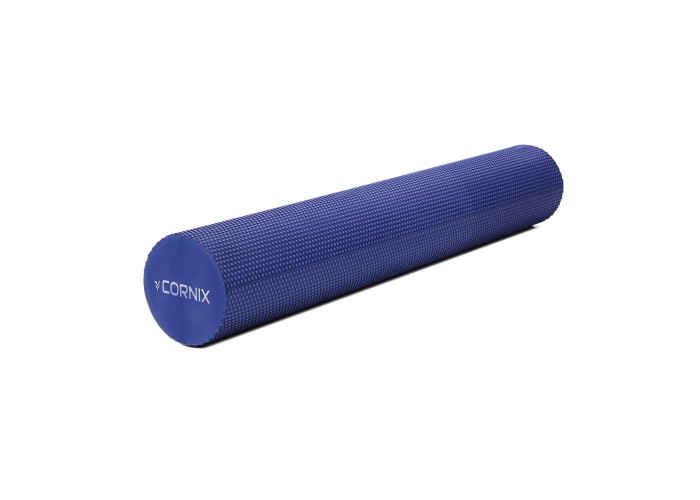 Масажний ролик Cornix EVA+ 90 x 15 см (валик, роллер) XR-0314 Navy Blue