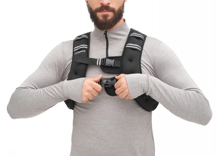Жилет-обважнювач для тренувань Cornix Weight Vest 3 кг XR-0342 Black