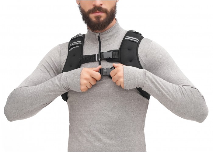 Жилет-обважнювач для тренувань Cornix Weight Vest 5 кг XR-0343 Black
