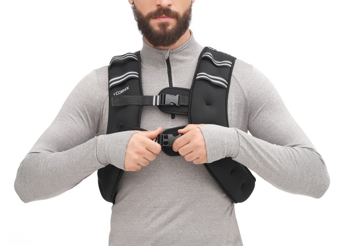 Жилет-обважнювач для тренувань Cornix Weight Vest 8 кг XR-0344 Black
