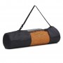 Килимок спортивний Cornix PU 183 x 68 x 0.4 см для йоги та фітнесу XR-0317 Black