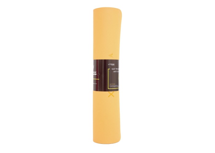 Килимок спортивний Cornix PU 183 x 68 x 0.4 см для йоги та фітнесу XR-0320 Grey