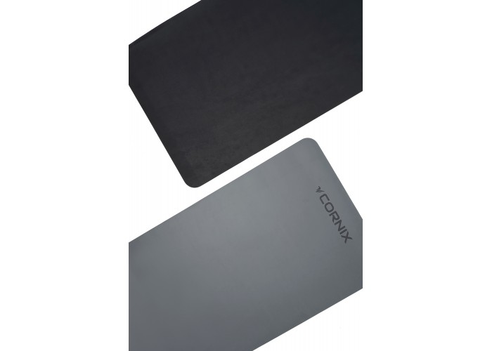 Килимок спортивний Cornix PU 183 x 68 x 0.4 см для йоги та фітнесу XR-0320 Grey