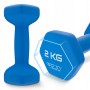 Набір гантелей вінілових 4FIZJO Classic 7 кг зі стійкою (P-5905973403221)