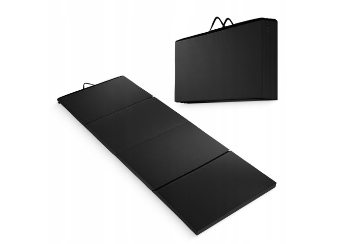 Мат гімнастичний складний 4FIZJO XL 240 x 120 x 5 см Black (P-5907739319708)